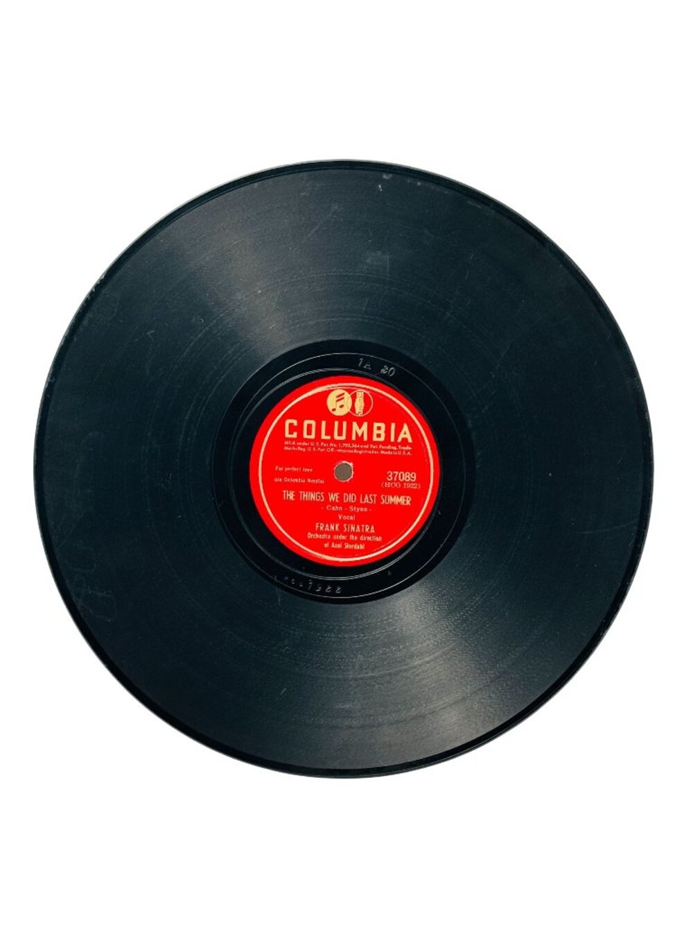 Frank Sinatra The Things We Did Last Summer 78 RPM Shellac Columbia 37089 VG+